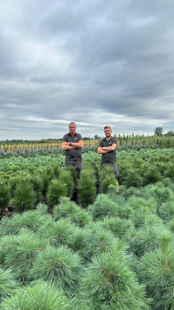 Arnold (l) en Herco van den Berg